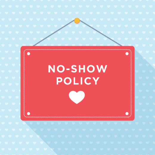 No Show Policy Image